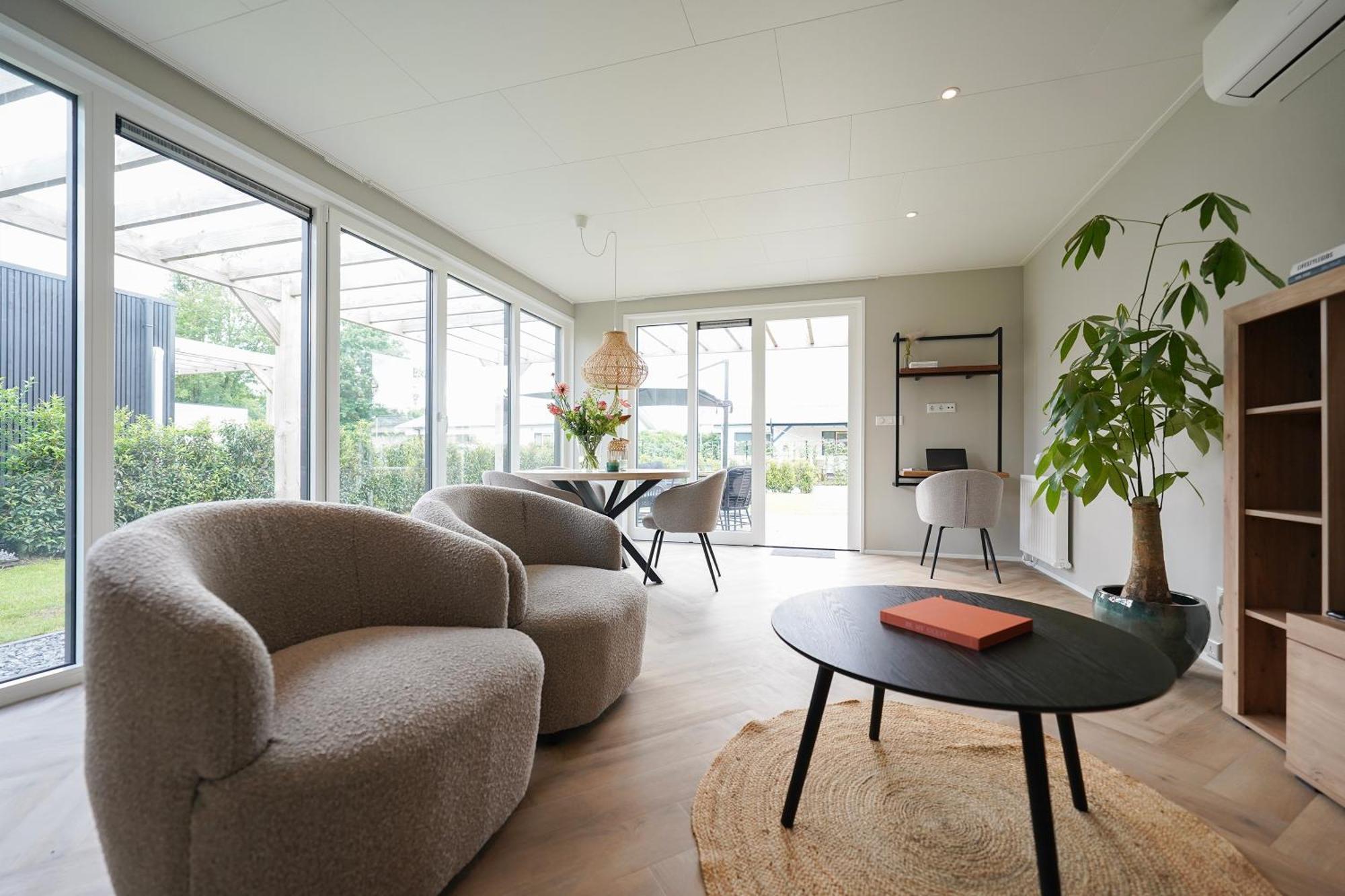 Luxe Lodge 'Bold' Nabij Bos En Veluwemeer - 4 Pers エルメロ エクステリア 写真